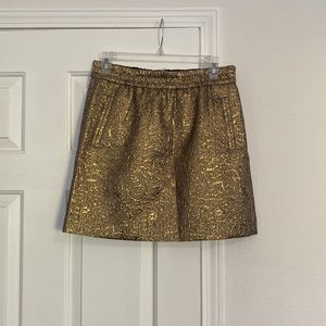 NWOT Loft Baroque fabric mini skirt.